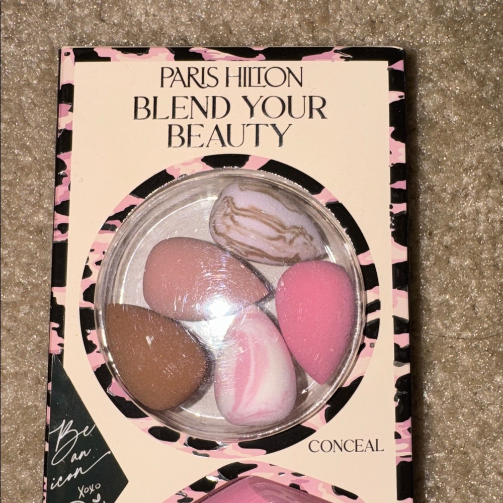 Paris Hilton Blend Your Beauty 7-Piece Sponge Set, NEW - Picture 2 of 4